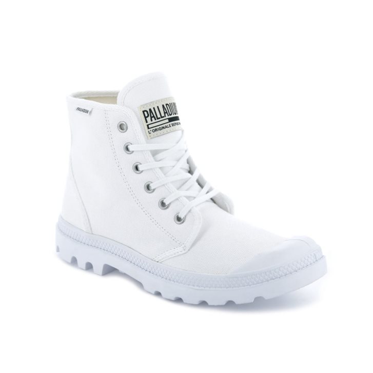 Baskets Palladium Pampa Hi Originale High Tops Femme Blanche | FR FLS146V